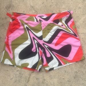 Tom Ford Psychedelic Design Men's Swim Trunks Size 52/XL
